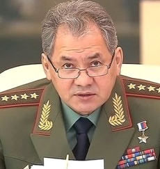 Russian defence minister general Sergey Kuzhugetovich Shoygu